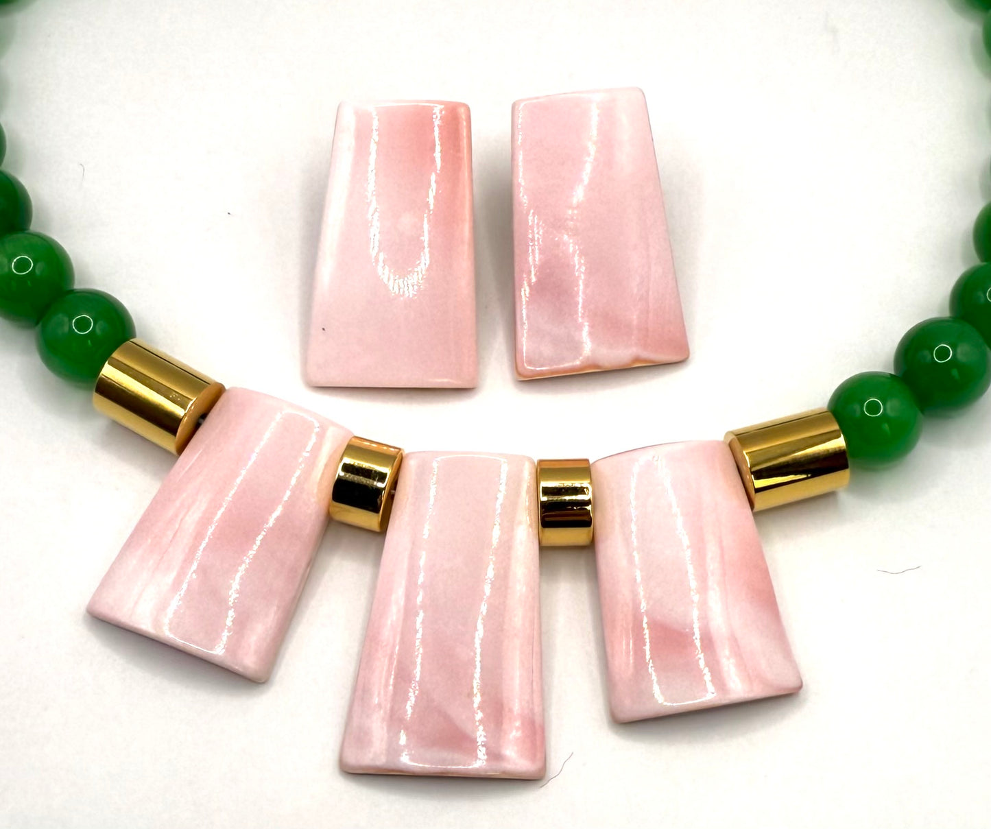 Pink Sands Clip on Earrings